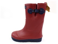 Aigle Woodypop winter rubber boot Cinabre with lining
